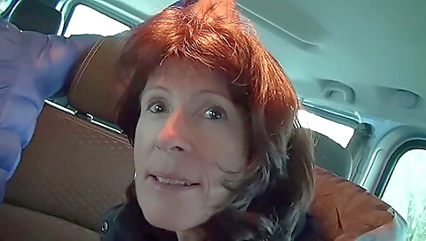 German Mature Gets Fucked By Two Strangers Walking Around