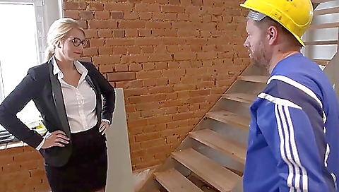 Beautiful Milf Architect Fucked On Construction Site By Worker With Big Cock