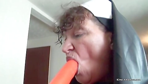 Horny Monk Fucks Old Chubby Nuns