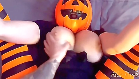 Emotional At Halloween Costume Sex - Allie Peach