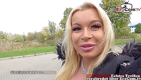 Verrucktes Deutsches Usertreffen Mit Einer Deutschen Blondine