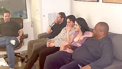 Her First Anal Gangbang! - 11 Guys Fuck Vanessa Cliff In The Ass