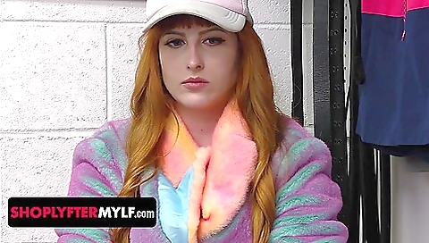 Big Titted Redhead Milf Alex Harper Gets Pounded In The Backroom By Kinky Guard