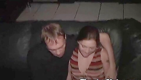 Horny Wife Granny Faced Bitch Bangfucked In Porno Theater Jizz Flying All Over Her Body!