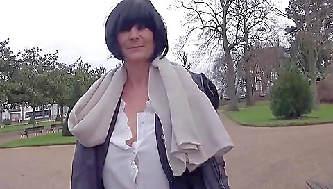 Curvy French Wife In Stockings Has Wild Sex With A Young Guy